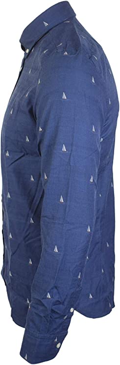 Hacket London Sail Boat Casual Shirt - Blue