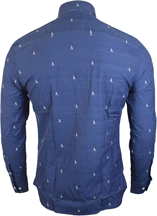 Hacket London Sail Boat Casual Shirt - Blue