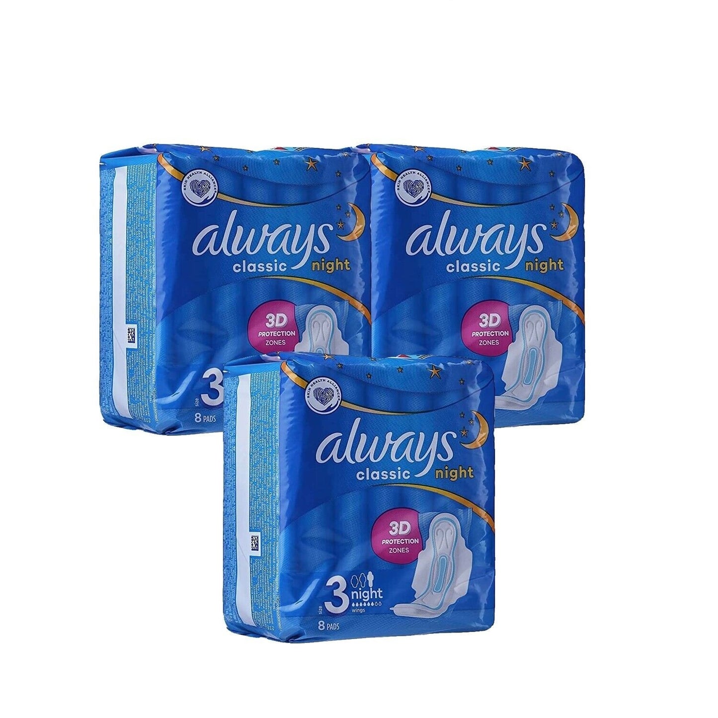 Always Maxi Classic Night Pads 8 Pack