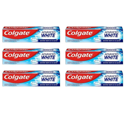 6 x Colgate Advanced White Toothpaste 100ML