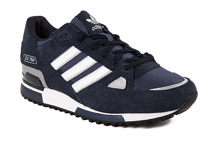 adidas ZX 750 Men's Trainers - Navy/White