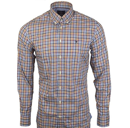 Hackett London Langdale Twill Check Shirt - Multi